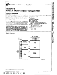 Click here to download NM27LV010LE300 Datasheet