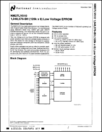 Click here to download NM27LV010TE200 Datasheet