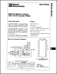 Click here to download MM2708 Datasheet
