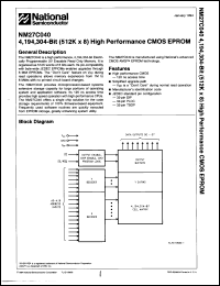 Click here to download NM27C040NE200 Datasheet