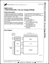 Click here to download NM27LV210VE300 Datasheet