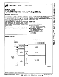 Click here to download NM27LV210VE250 Datasheet