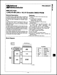 Click here to download NMC27C1024QM150 Datasheet