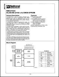 Click here to download NMC27C64BQ250 Datasheet