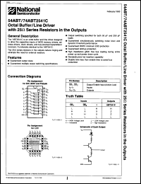 Click here to download 54ABT2541CFMQBC Datasheet