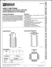 Click here to download 54BCT2828ADC Datasheet