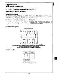 Click here to download DM54LS367J/883 Datasheet