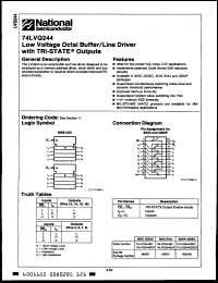 Click here to download 74LVQ244SJ Datasheet