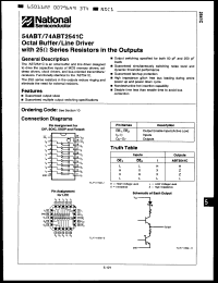 Click here to download 74ABT2541CPCC Datasheet