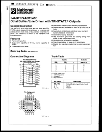 Click here to download 74ABT541CFCX Datasheet