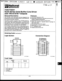 Click here to download 74ACTQ541PC Datasheet