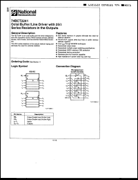 Click here to download 74BCT2241SCX Datasheet