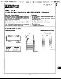 Click here to download 74FCT827BSC Datasheet
