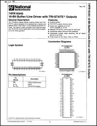 Click here to download 74FR16540QCQR Datasheet