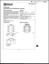 Click here to download 74VHC126MSC Datasheet