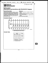 Click here to download DM74ALS541N Datasheet