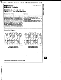 Click here to download DM74AS241WM Datasheet