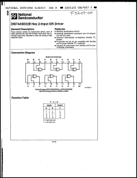 Click here to download DM74AS832BWM/B+ Datasheet