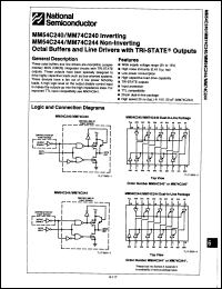 Click here to download MM74C240J/A+ Datasheet