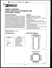 Click here to download 54ABT646CDM Datasheet