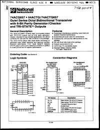 Click here to download 54ACTQ657FMQB Datasheet