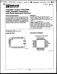 Click here to download 74AC899QCQR Datasheet