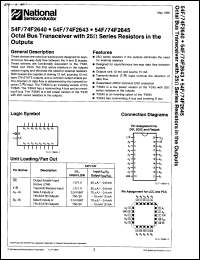 Click here to download 74F2643FCQR Datasheet