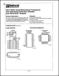 Click here to download 74F657SPCQR Datasheet