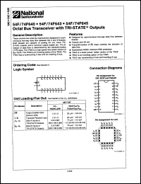 Click here to download 74F645PCQR Datasheet
