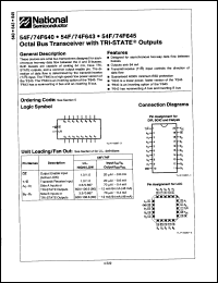 Click here to download 74F643SC Datasheet