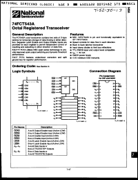 Click here to download 74FCT543LC Datasheet