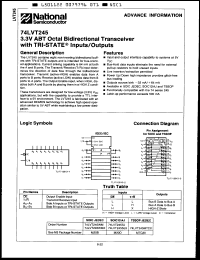 Click here to download 74LVT245MTCX Datasheet