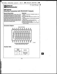 Click here to download DM74AS245WM Datasheet