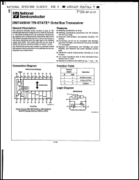 Click here to download DM74AS645N/A+ Datasheet