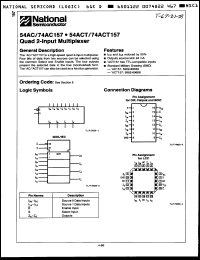 Click here to download 74AC157SCX Datasheet