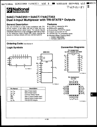 Click here to download 54AC253DMQB Datasheet