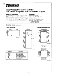 Click here to download 54ACT253LM Datasheet