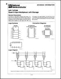Click here to download 74F298SC Datasheet