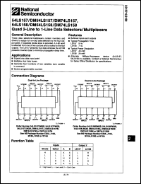 Click here to download DM54LS158W/883 Datasheet