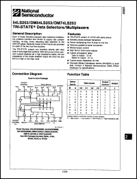 Click here to download 54LS253DM Datasheet