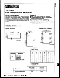Click here to download 74LVQ151SJ Datasheet