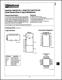 Click here to download 74ACTQ153SC Datasheet
