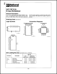 Click here to download 74F151ADC Datasheet