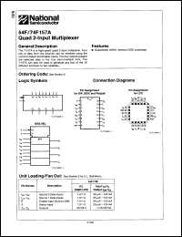 Click here to download 74F157AQC Datasheet