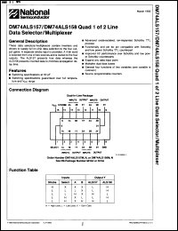 Click here to download DM54ALS158J Datasheet