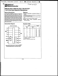 Click here to download DM74ALS251MX Datasheet
