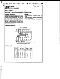 Click here to download DM74ALS352M Datasheet
