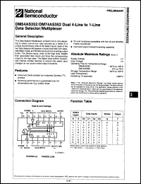 Click here to download DM74AS352J Datasheet