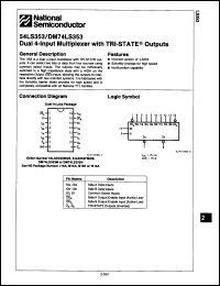 Click here to download DM74LS353J Datasheet