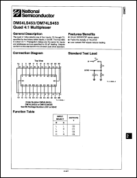 Click here to download DM74LS453J/A+ Datasheet